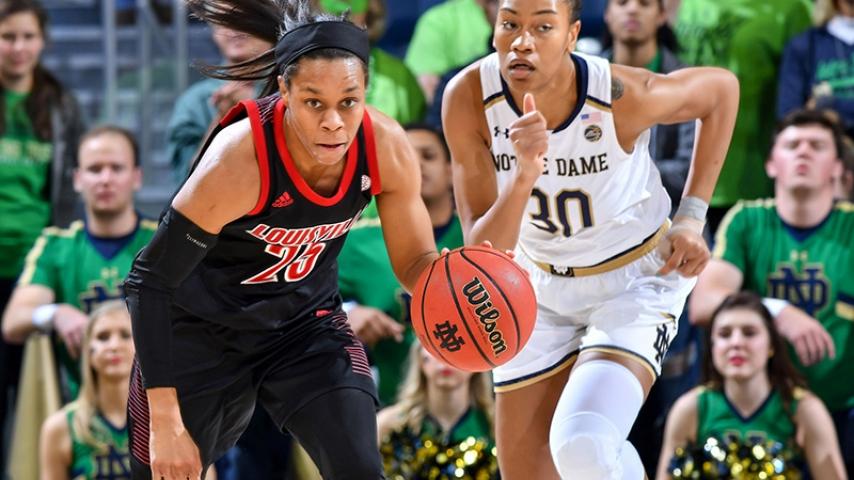 Asia Durr and Louisville play Notre Dame