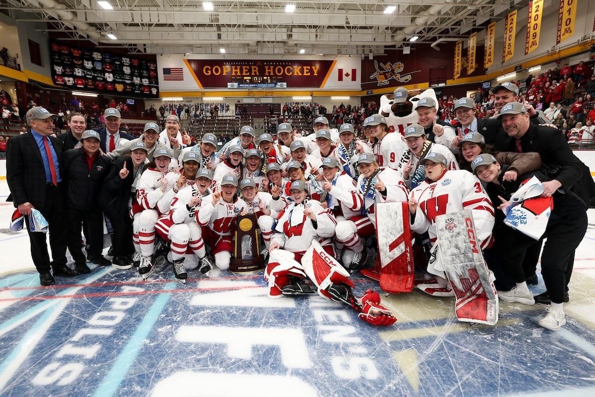 Wisconsin wins the 2025 NC women's hockey national championship