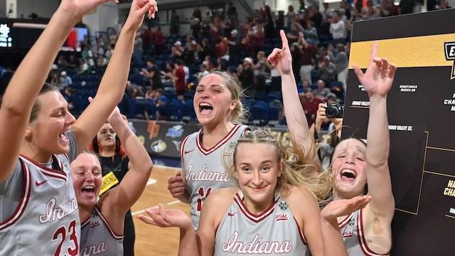 Indiana (PA) says "why not us?" after advancing to its first-ever DII women's basketball championship.